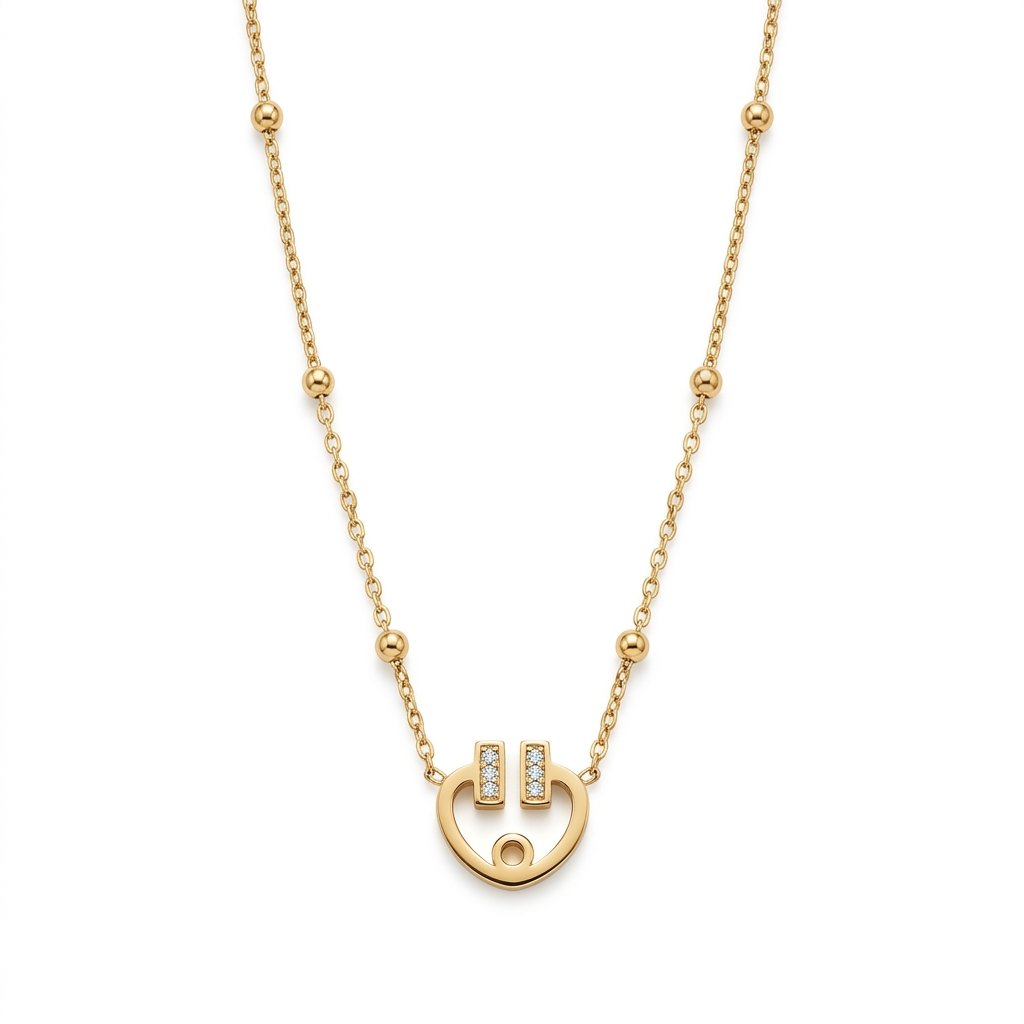 BLINK Celeste Smile Charm Necklace