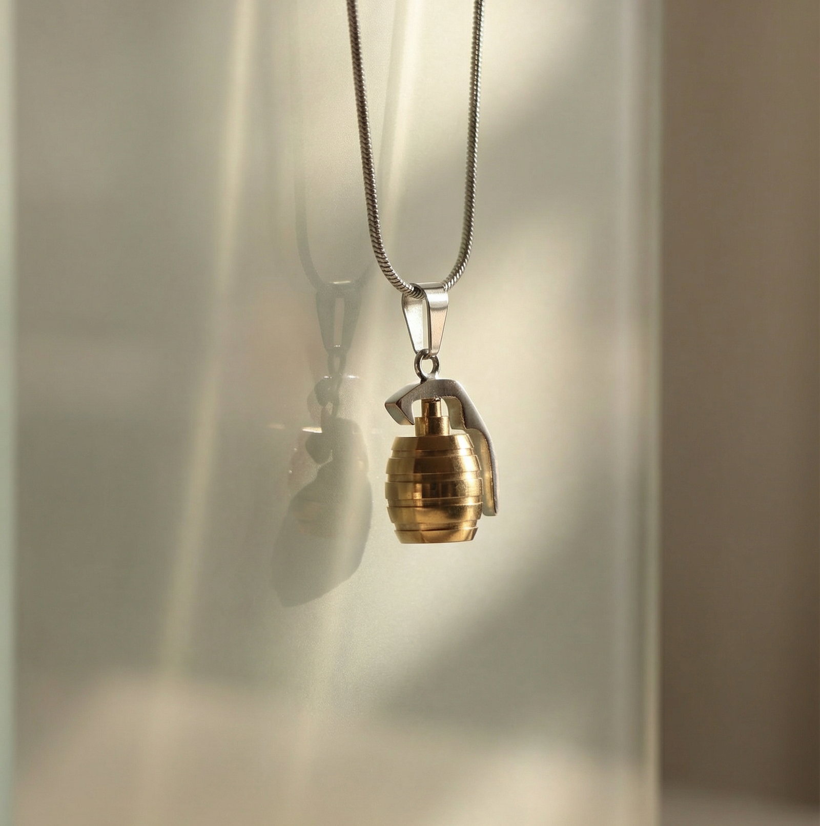 Blink Gold Grenade Pendant