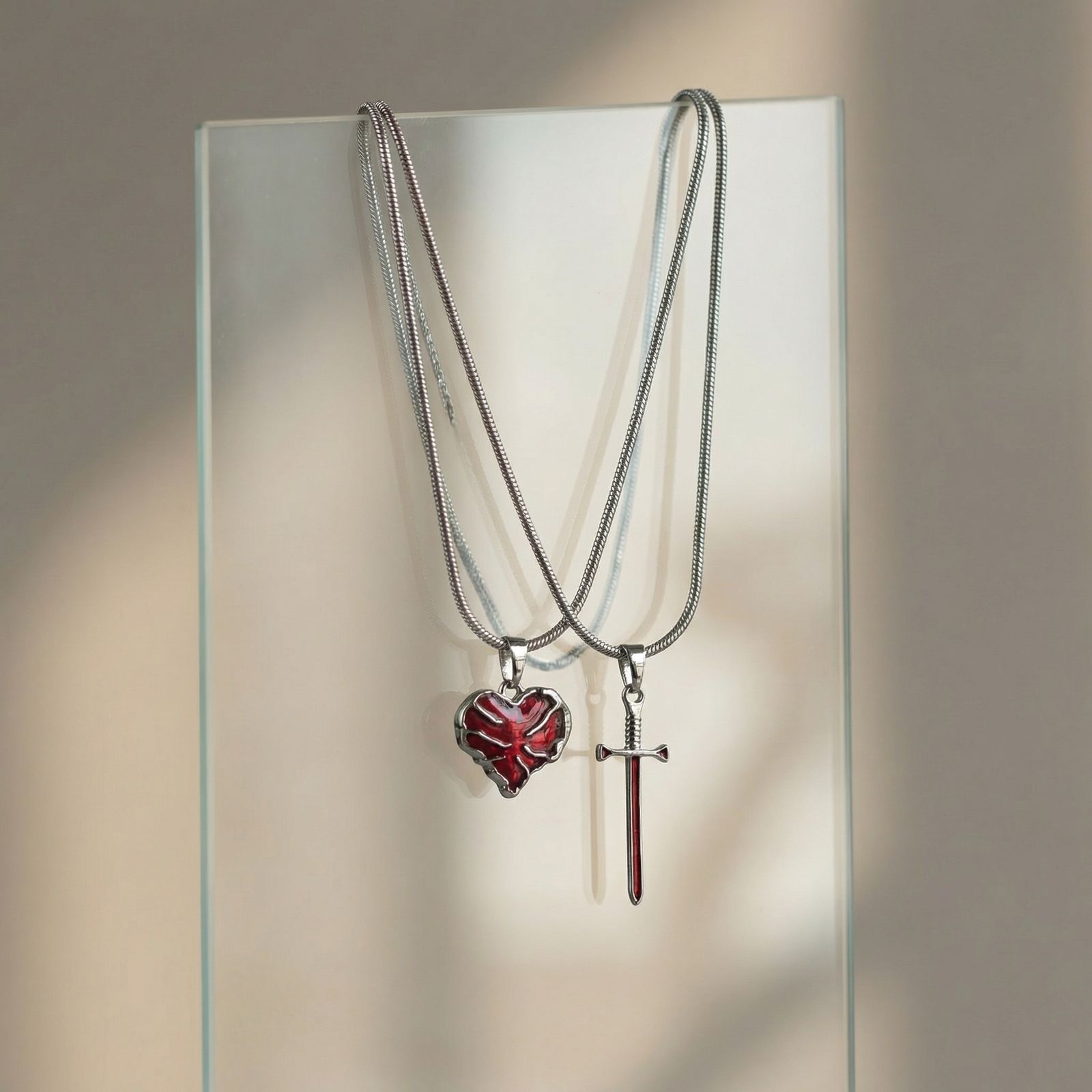 Blink Icon Pavé Pendant Necklace