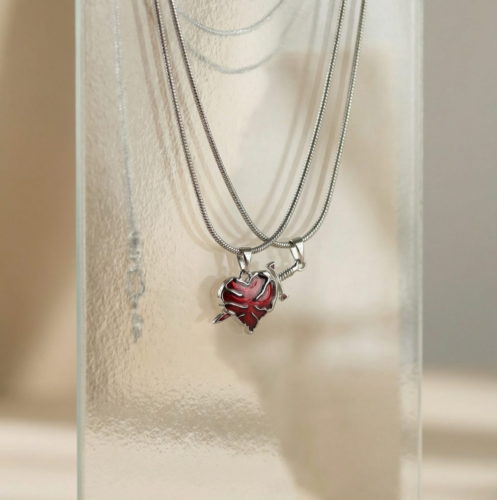 Blink Icon Pavé Pendant Necklace