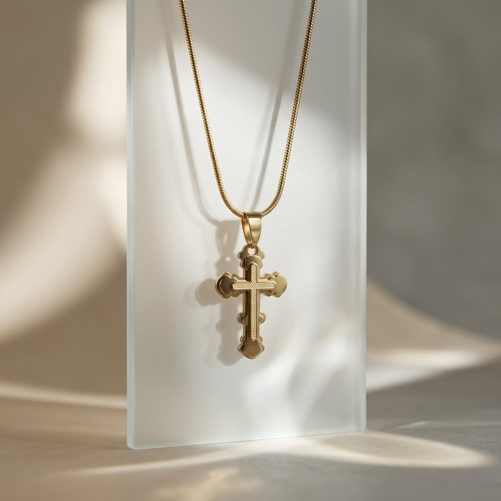 Blink Royal Gold Cross Pendant