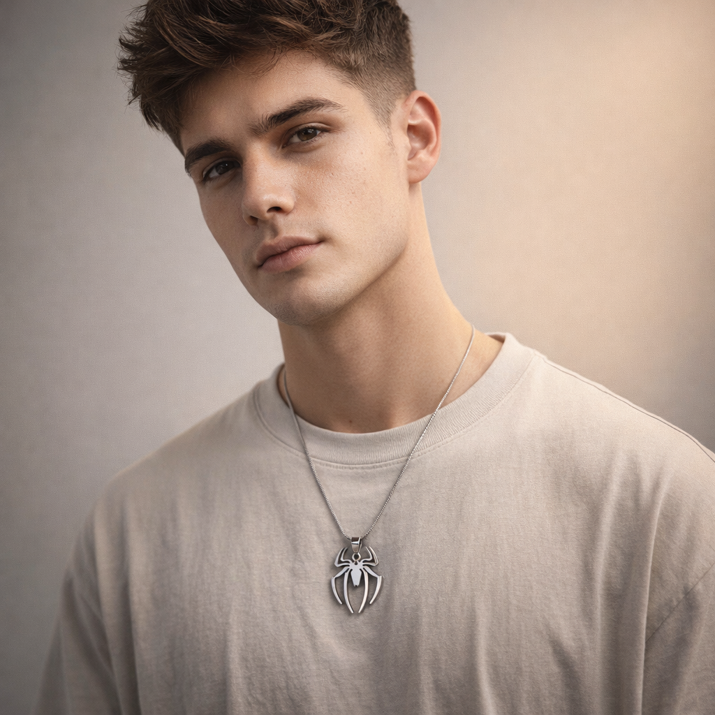 Blink Spider Steel Pendant